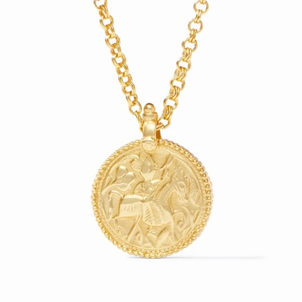 COPY - Julie Vos Gold Coin Pendant Necklace